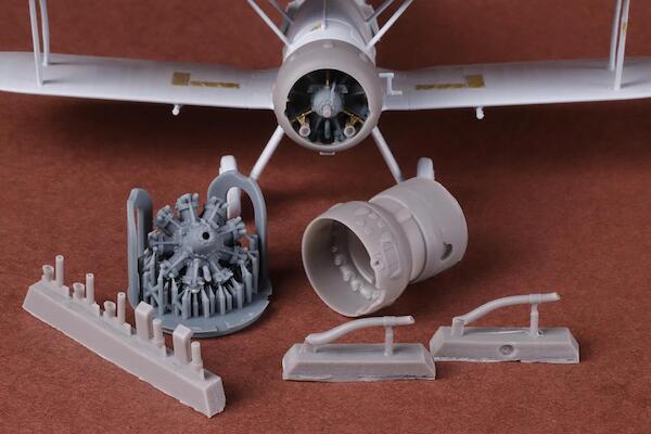 Gloster Gladiator engine & cowling set(Airfix) SBS72079