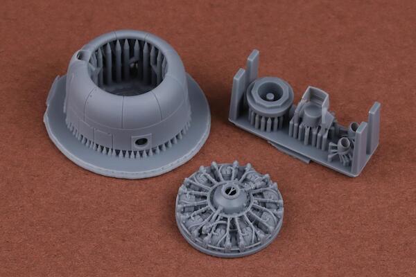 SBD-2/3 Dauntless engine & cowling set (Flyhawk)  SBS72086