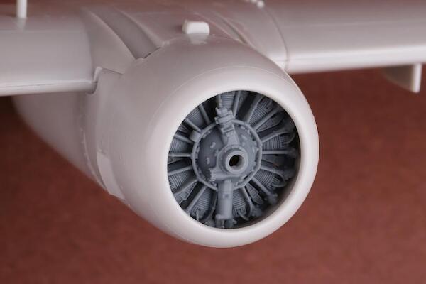Grumman S2F Tracker Engine & Exhaust set (Hasegawa) (BACK IN STOCK)  SBS72087
