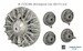 Boeing B-17G/Mk.III Flying Fortress engine set for Airfix kit (4X) SBS72090