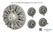 Boeing B-17G/Mk.III Flying Fortress engine set for Airfix kit (4X) SBS72090