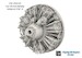 Grumman F4F-4 Wildcat engine & exhaust set for Arma Hobby kit SBS72091