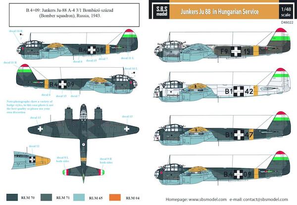 Junkers Ju-88 in Hungarian Service SBSD48022
