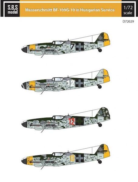 Messerschmitt Bf-109G-10 Hungarian Air Force WW II  SBSD48029