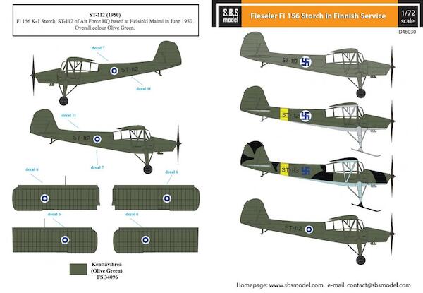 Fieseler Fi-156 Storch in Finnish Service  SBSD48030