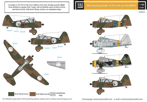 Westland Lysander in Finnish Service WW II  SBSD48038