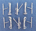 Airbus A318, A319, A320, A321 Landing Gear (2 sets for revell) sac14404