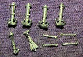 McDonnell Douglas MD80 Landing gear - 2 sets (Minicraft)  sac14412