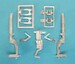 P51D Mustang Landing legs (Trumpeter) SAC24006