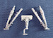 F16AM, B,CG/CJ, D, I, KF-16D F Fighting Falcon Landing Gear Set (Academy) SAC32020