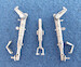 Spitfire Mk.VIII Landing Gear (replacement for 1/32 Tamiya) sac32045
