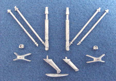 Polikarpov I-16 type 10/17 Landing Gear (replacement for all 1/32 Special hobby) sac32048