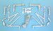 F3F-3 Gulfhawk Landing Gear (Revell/Monogram sac32066