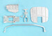 Cessna O2A Skymaster Landing Gear and Nose ballast (Roden) sac32128