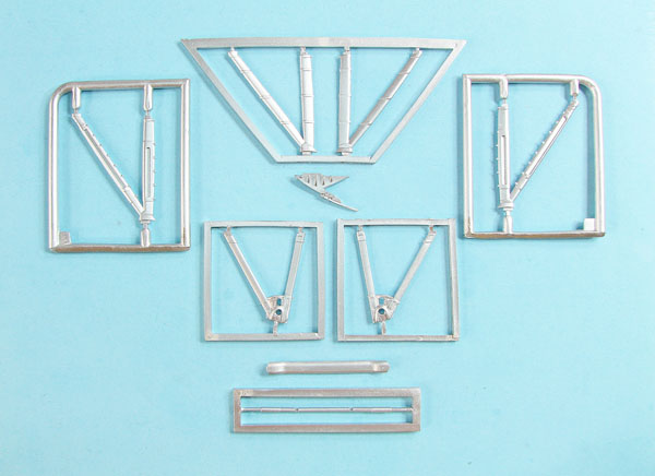 Nieuport Ni XXI Landing Gear and V Struts (Copper State) sac32153