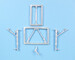 Hawker Hurricane MKIIb Landing gear and antenna (Revell 2023) SAC32178
