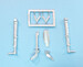 Messerschmitt BF109G-6 Landing Gear (Border Models) sac35008