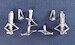 Saab J35 Draken Landing Gear (Hasegawa) sac48013