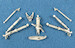 F8E/J Crusader Landing Gear (Hasegawa) sac48054