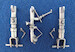 Lockheed SR71 Blackbird Landing Gear (Italeri/Testor) sac48067