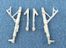 Hawker Hurricane Landing gear (Hasegawa) sac48088