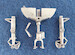 Grumman F9F Panther Landing Gear  (replacement for 1/48 Revell/Monogram) sac48111