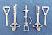 Douglas F4D-1 Skyray Landing Gear (replacement for 1/48 Tamiya) sac48116