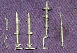 Messerschmitt 262 A1a/U3 Landing Gear  (replacement for 1/48 Hobby Boss)  sac48126