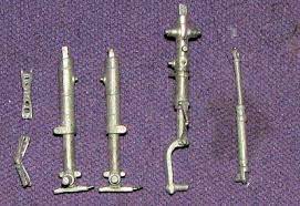 Messerschmitt 262 A1a/U3 Landing Gear (replacement for 1/48 Hobby Boss) sac48126