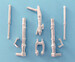 Mikoyan Mig21 Fishbed Landing Gear (replacement for 1/48 Eduard) sac48134