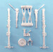 Focke Wulf Fw190 Landing Gear (Eduard) sac48137