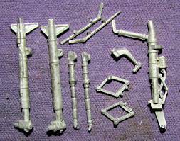 Focke Wulf Ta154 Moskito Landing Gear (Revell, DML) sac48178