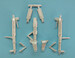 Heinkel He162 Landing Gear (Tamiya) SAC48206