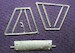 Fokker DVII Landing Gear (Trumpeter) SAC48223