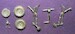 OV10 Bronco Landing Gear (Testors/Hawk) SAC48228