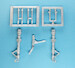 P40 Warhawk Landing Gear (Hasegawa) SAC48279