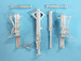 F4 Phantom II Landing Gear (Zoukei Mura) SAC48322