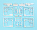 Bristol Blenheim Landing gear (Airfix) SAC48370