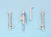 Sabre F4  Landing gear (Airfix)  (N.A. F86E Sabre) SAC48407