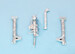 Sabre F4  Landing gear (Airfix)  (N.A. F86E Sabre) SAC48407