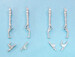 Mitsubishi A6M2 Zero Landing gear (Eduard)  2 sets Included SAC48408