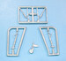 Yakovlev Yak9TD Landing gear (Modelsvit) SAC48410
