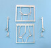 North American P51H Mustang Landing gear (Modelsvit) SAC48418