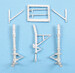 B25J Mitchell Landing Gear (Honk Kong Models) SAC48439