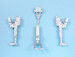 De Havilland DH112 Venom Landing gear (Mikro Mir) SAC48448