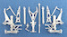 B1 Lancer Landing Gear (replacement for 1/72 Revell/Monogram) sac72019