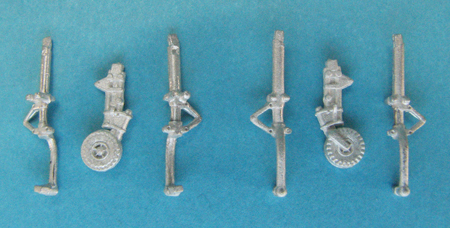 P51D, F51D, Mustang IV Landing Gear (Airfix) 2 sets sac72057
