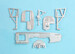 B25C/D Mitchell landing Gear  and ballast (Airfix) SAC72156