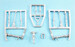 Sukhoi Su17M-3/M-4/UM3 and SU22 Fitter Landing gear (Modelsvit) SAC72167