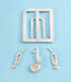 Mikoyan MiG17 Fresco Landing gear (Airfix) SAC72183